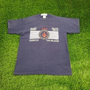 Vintage 90s Fruit-of-the-Loom Shirt Large 21x27 Faded Blue